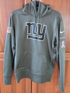 NIKE NFL salute to service hoodie olive green like new therma fit small